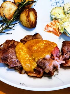 ★牛肉の黄身ソース-レシピのメイン写真