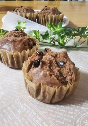 チョコチップ蒸しケーキ♪米粉使用-レシピのメイン写真