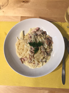 ジロール(あんず茸)のクリームパスタ-レシピのメイン写真