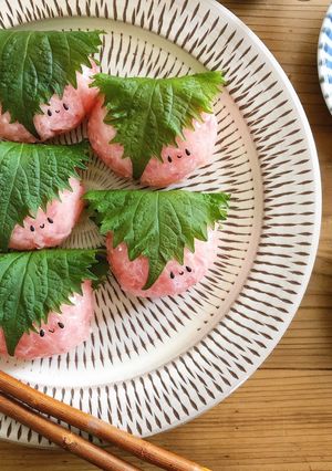 ひなまつりに✿桜餅風寿司-レシピのメイン写真