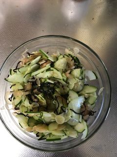 きゅうりと酢玉ねぎの和え物-レシピのメイン写真