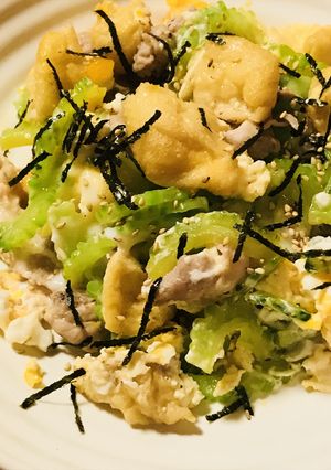 白ゴーヤーのチャンプルー●白出汁風味-レシピのメイン写真