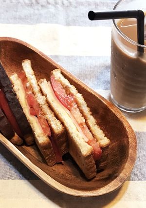 トマトのトーストサンド-レシピのメイン写真