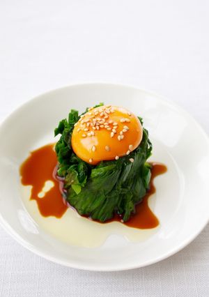 簡単おつまみ【ニラ卵黄】-レシピのメイン写真