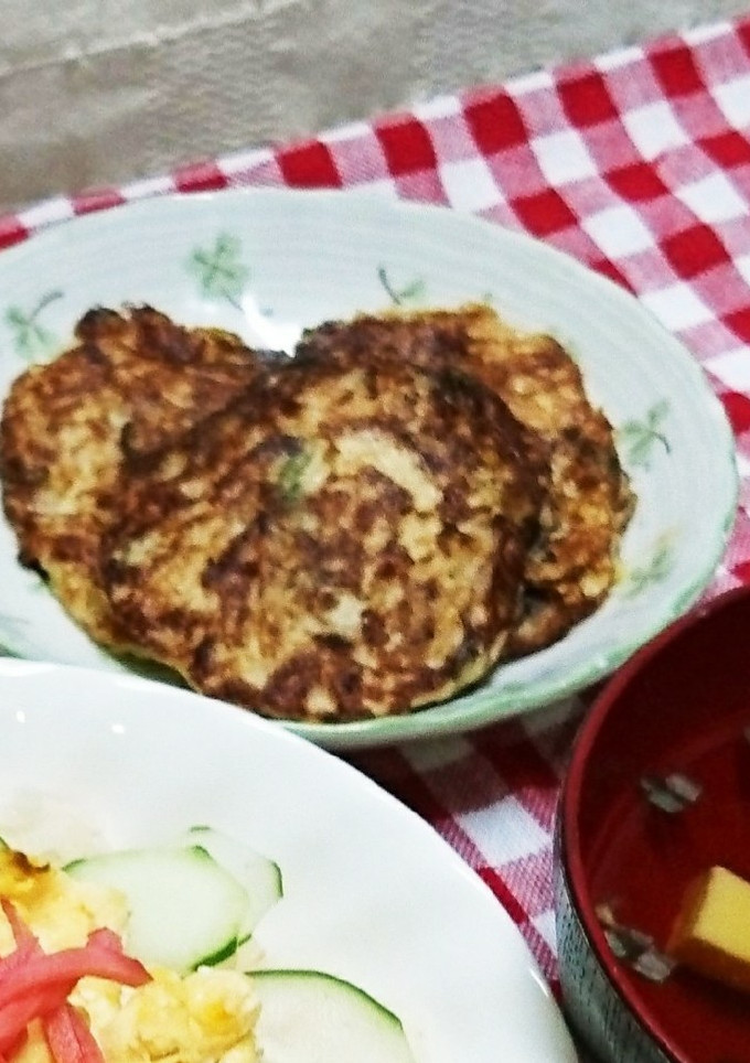 ＊長芋とツナの落とし焼き＊-レシピのメイン写真