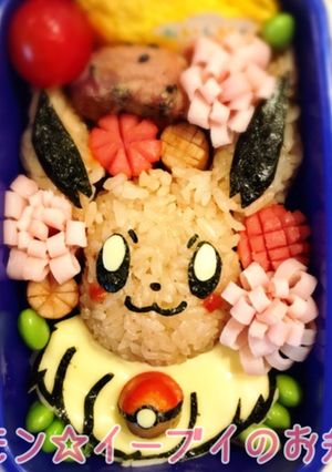 ポケモン☆イーブイ の キャラ弁♪-レシピのメイン写真