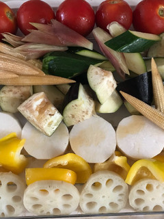 夏野菜の黒酢の焼き浸し-レシピのメイン写真