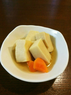 高野豆腐と人参の炊合せ-レシピのメイン写真