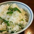 大葉としらすとの混ぜご飯