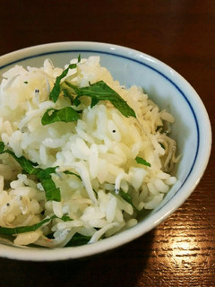 大葉としらすとの混ぜご飯-レシピのメイン写真