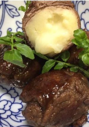 横浜発♡チーズインすき焼き肉巻きポテト-レシピのメイン写真