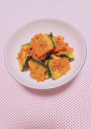 レンジで簡単♡南瓜の胡麻酢和え-レシピのメイン写真