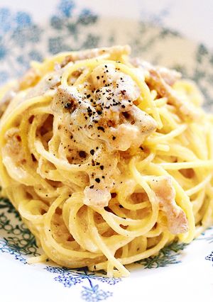 簡単♪牛乳で濃厚！基本のカルボナーラ-レシピのメイン写真