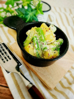アスパラとじゃがいもの粒マスタード和え-レシピのメイン写真