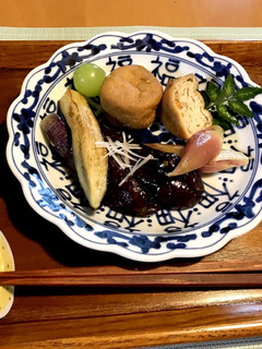 ナスと茗荷の炊き合わせ風-レシピのメイン写真