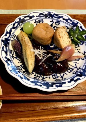 ナスと茗荷の炊き合わせ風-レシピのメイン写真
