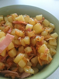 【簡単】じゃがいもとハムの炒め物-レシピのメイン写真