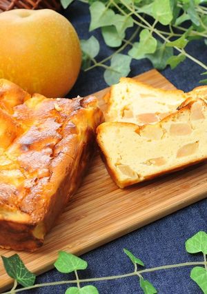 コロコロ梨のチーズケーキ-レシピのメイン写真