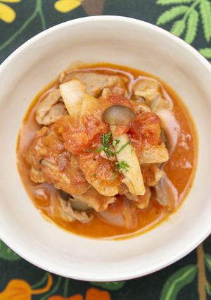 【簡単】豚肉のトマトミルク煮-レシピのメイン写真
