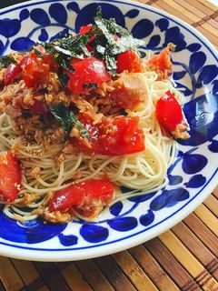 簡単!ランチ◎アレンジ♪トマトツナ素麺-レシピのメイン写真