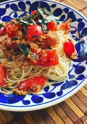 簡単！ランチ◎アレンジ♪トマトツナ素麺-レシピのメイン写真
