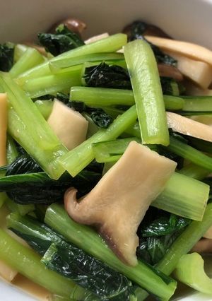 エリンギと小松菜のバター醤油炒め☆簡単-レシピのメイン写真