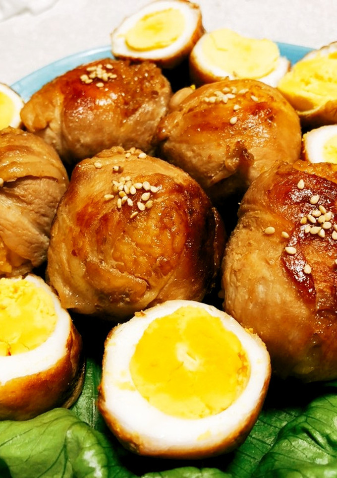 簡単❇️豚肉の卵肉巻き-レシピのメイン写真