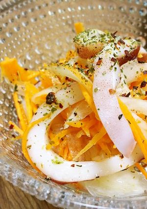 人参のお惣菜★イカリングと人参のマリネ-レシピのメイン写真
