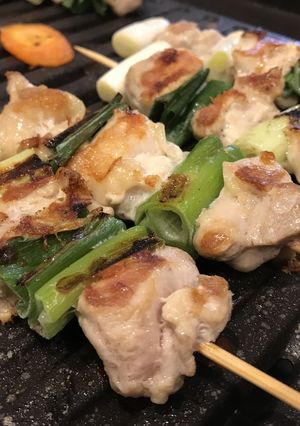 ホットプレートで柔らかジューシー焼き鳥♪-レシピのメイン写真