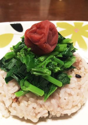 簡単★モロヘイヤ 丼 梅でさっぱり-レシピのメイン写真