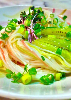 No2048 水晶ナス素麺-レシピのメイン写真