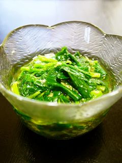 夏☆生姜でさっぱり!モロヘイヤのおひたし-レシピのメイン写真