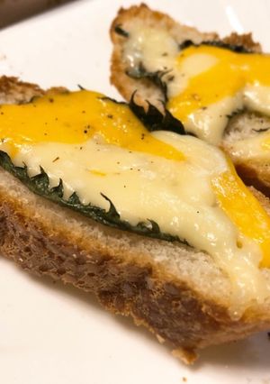 大葉とチーズのバスケット•トースト-レシピのメイン写真