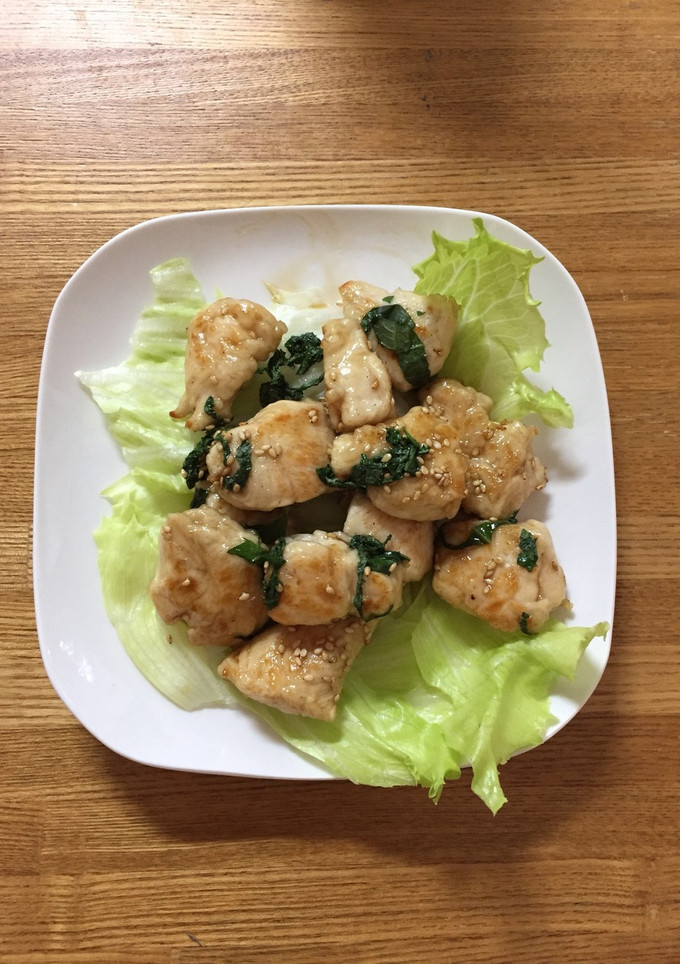 ささみと大葉のゴマポン酢炒め-レシピのメイン写真
