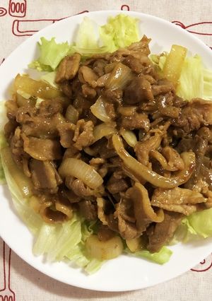 焼肉のたれで簡単！豚肉玉ねぎのカレー炒め-レシピのメイン写真