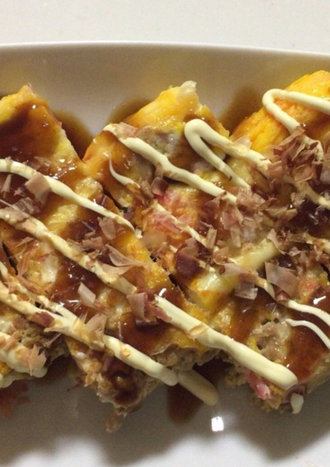 お好み焼き風☆簡単オムレツ♪-レシピのメイン写真