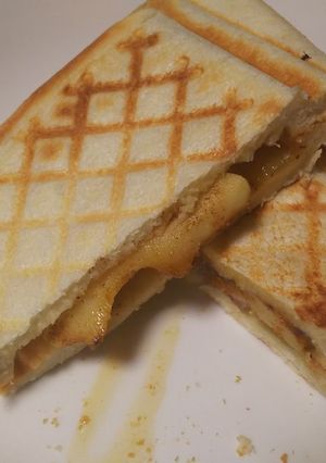 アップルパイ風ホットサンド-レシピのメイン写真