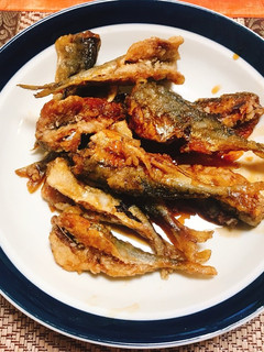 豆アジの唐揚げ甘酢和え-レシピのメイン写真