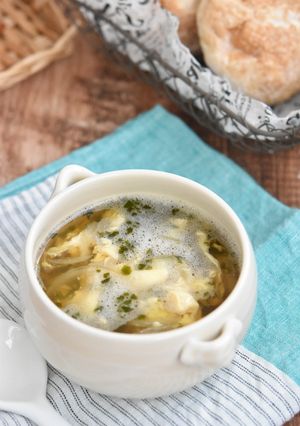 がごめ昆布きざみと卵の中華スープ-レシピのメイン写真