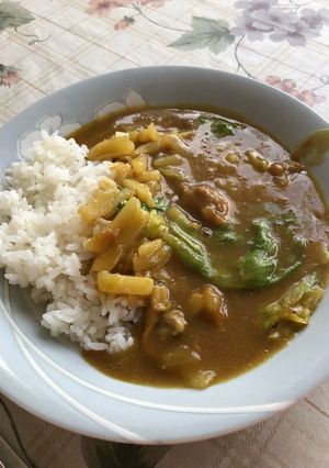 レタスの余りでレタスカレー（＾ω＾）♪-レシピのメイン写真
