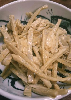 余ったカレーでゴボウサラダ-レシピのメイン写真