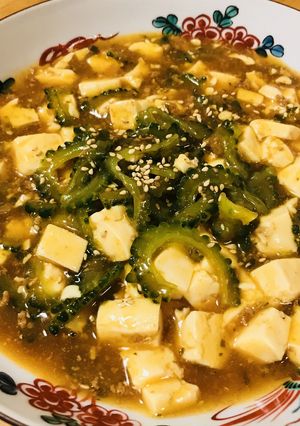 時短レシピ●ゴーヤーをいっしょに麻婆豆腐-レシピのメイン写真