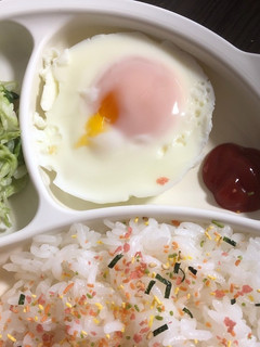 レンジで簡単!目玉焼き☆-レシピのメイン写真