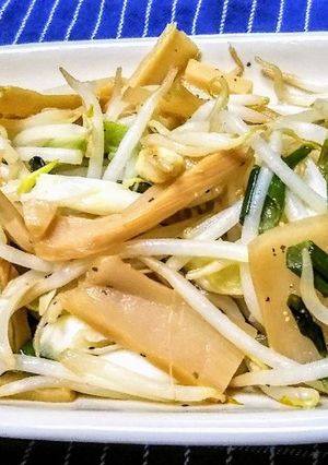 もやしとメンマの中華風炒め-レシピのメイン写真