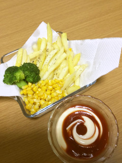 簡単フライドポテトとオーロラソース-レシピのメイン写真