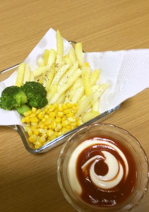 簡単フライドポテトとオーロラソース-レシピのメイン写真