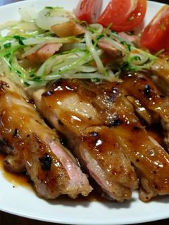 黒酢を使った鶏肉の照り焼き-レシピのメイン写真