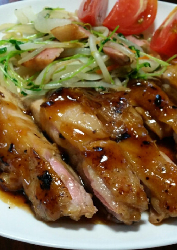 黒酢を使った鶏肉の照り焼き-レシピのメイン写真