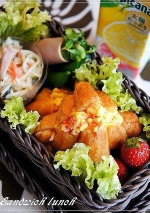 カニカマチーズのスクランブルエッグサンド-レシピのメイン写真