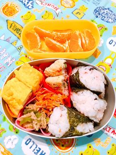 幼稚園お弁当 3歳0ヶ月①-レシピのメイン写真